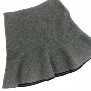 J. CREW Flared Surf Skirt Charcoal Gray